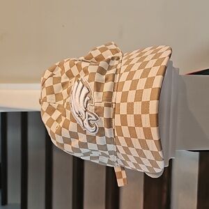47 brand Philadelphia Eagles checkered strapback hat